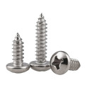 Nickel Plated Micro M1 M1.2 M1.4 M1.5 M1.6 M1.7 M1.8 M2 M2.3 M2.6 M2.8 M3 M3.5 M4 Pan Round Head Self Tapping Screw For Plastic